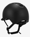 Equestro Reithelm Eclipse mit Strasssteinen und schmalem Visier black-silver