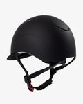 Equestro Reithelm Galaxy mit schmalem Visier black-silver