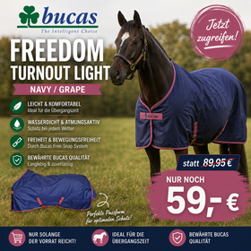 Bucas Freedom Turnout light in navy/grape