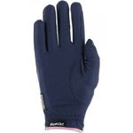 Roeckl Reithandschuh LONA in navy/vintage pink