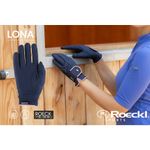 Roeckl Reithandschuh LONA in navy/vintage pink
