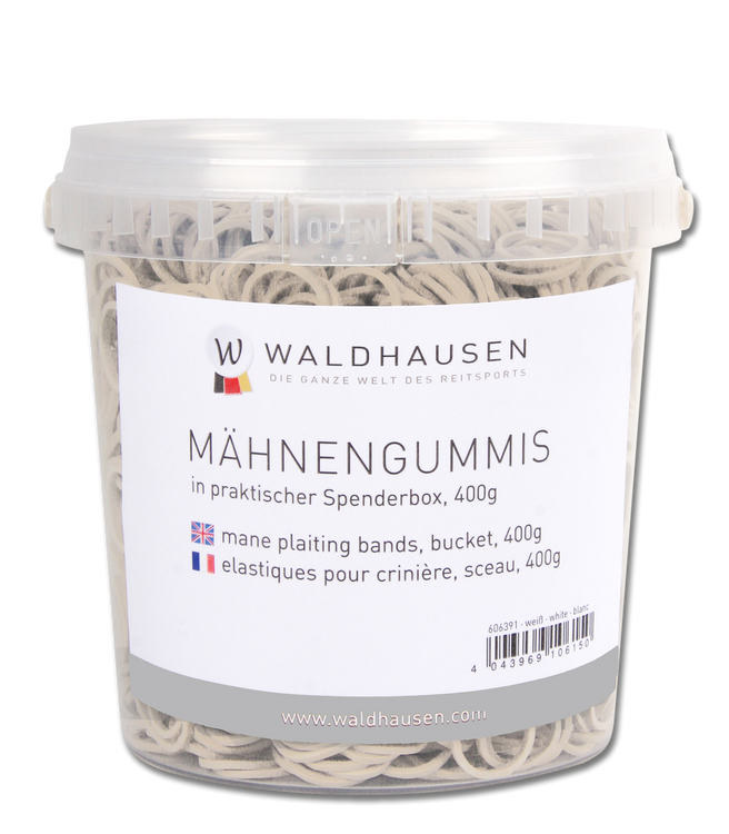 Mähnengummis im Eimer, weiß 400g