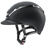 UVEX Reithelm exxeed Starshine in black