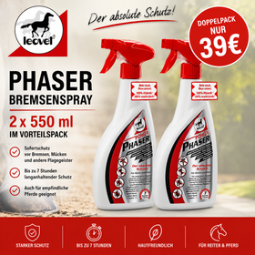 Doppelpack Leovet Power-Phaser (2x 550ml) TOPSELLER im Bremsenschutz & Fliegenschutz