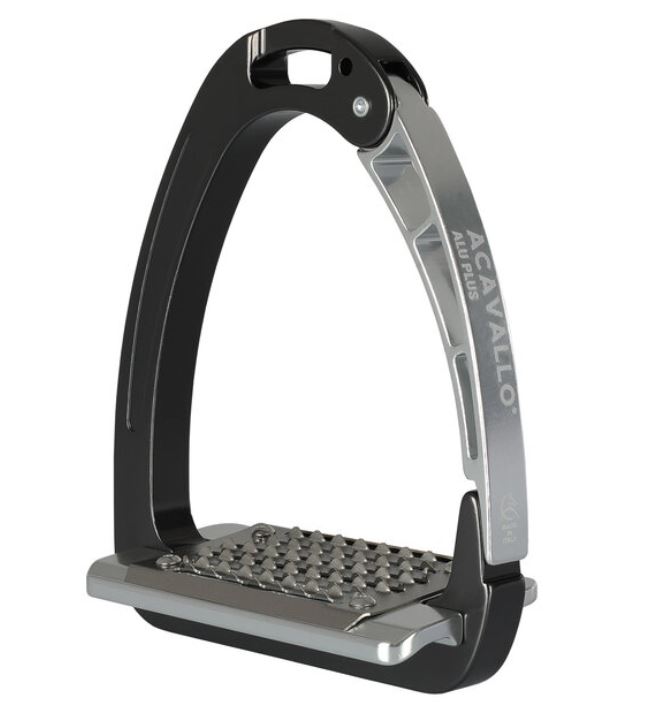 ACAVALLO - Sicherheits-Steigbügel Arena Alupro Aluminium, Farbe Titianium