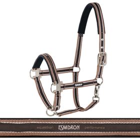 Eskadron Halfter Pin Buckle Core in hazelnut-creme-darkbrown