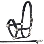 Eskadron Set Halfter Pin Buckle mit Panikhakenstrick in black