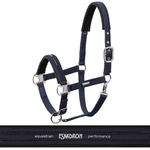 Eskadron  Set Halfter Pin Buckle mit Panikhakenstrick in navy