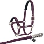 Eskadron Set Halfter Pin Buckle mit Panikhakenstick in blackberry