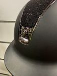 Samshield Classic 2.0 shadow matt black - Trim & Blason Chrome black, Top Crystal Farbic black