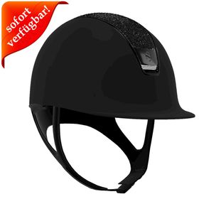Samshield Classic 2.0 shadow matt black - Trim & Blason Chrome black, Top Crystal Farbic black