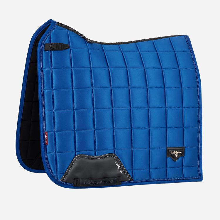 LeMieux Dressur Schabracke Loire Classic Satin Square in benetton blue