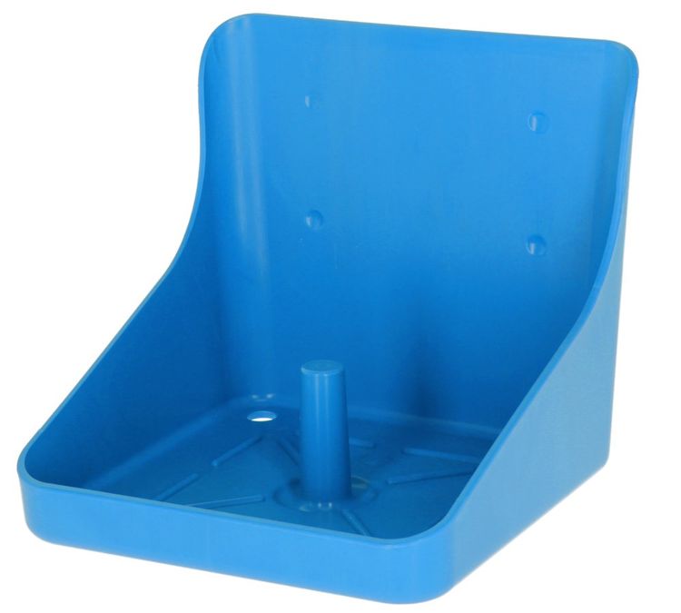Lecksteinhalter in royalblau