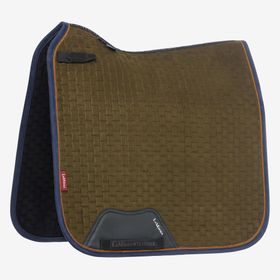 LeMieux Dressur Schabracke Suede Close Contact Square in alpine