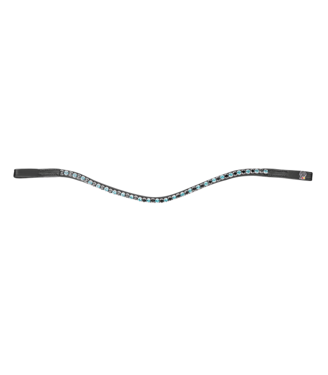 Waldhausen X-Line Stirnriemen Glam petrolblue/black