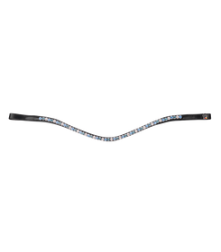 Waldhausen X-Line Stirnriemen Glam blue/petrolblue/silber