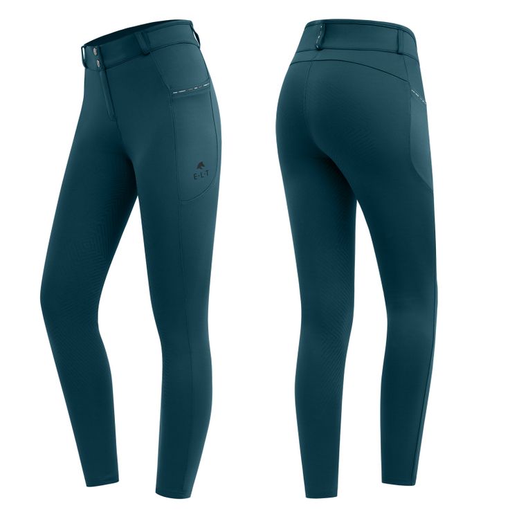 E.L.T Reitleggings Kinder Romy Glam in petrolblau