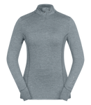 E.L.T Funktions-Zip-Shirt Milano in silberblau