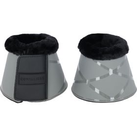 COVALLIERO Hufglocken Springglocken in steel grey