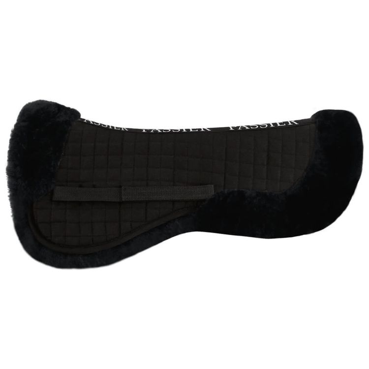 Passier Sattelpad Lammfell Pad in schwarz