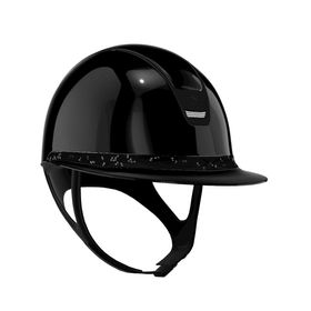 Samshield Miss Shield 2.0 Glossy black- Top Glossy black,Trim/Blason black matt, FB Crystal Leaf black