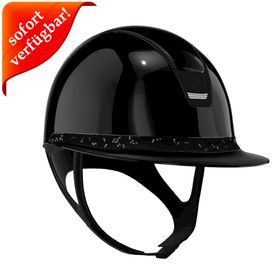 Samshield Miss Shield 2.0 Glossy black- Top Glossy black,Trim/Blason black matt, FB Crystal Leaf black