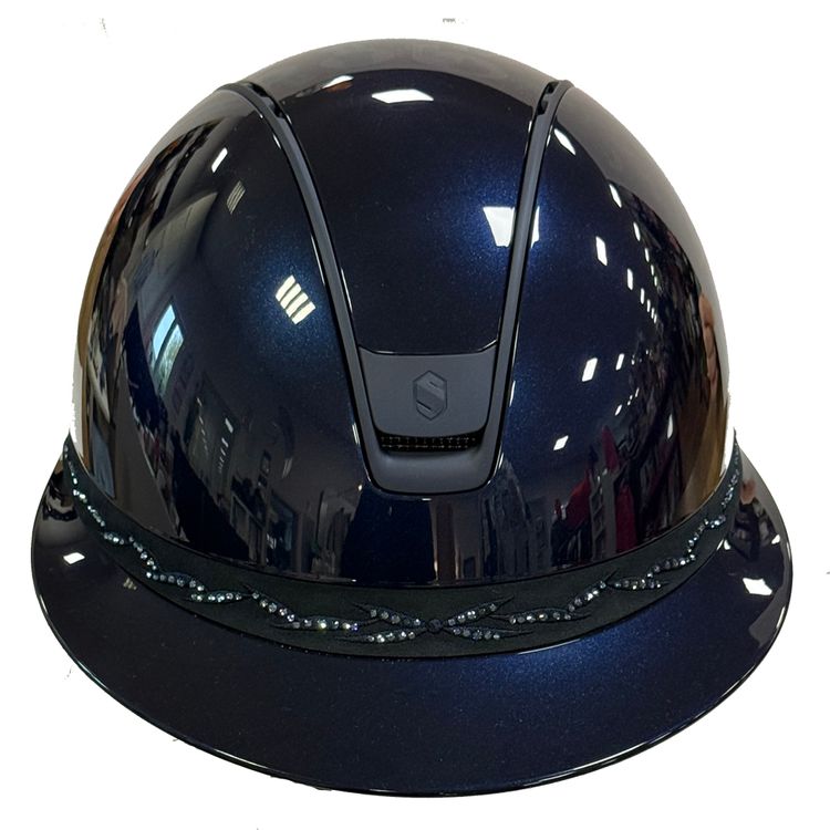 Samshield Miss Shield 2.0 Glossy Blue, FB Flower Blue Swarovski, Trim + Blason blue matt