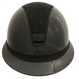 Samshield Miss Shield 2.0 Glossy black-  Top + FB Crystal fabric black, Trim + Blason black matt 