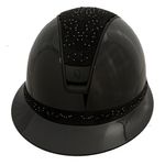 Samshield Miss Shield 2.0 Glossy black -  Top + FB Crystal bloom black, Trim + Blason chome black 