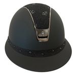 Samshield Miss Shield 2.0 Shadowmatt black -  Top + FB Spring Flower black, Trim + Blason chome black 