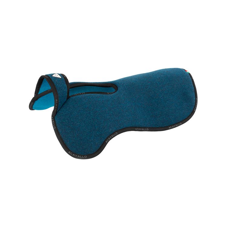 Acavallo AC825 Widerristfreies Memory-Schaum-doppelseitiges Filz Pad Navy/Petrol