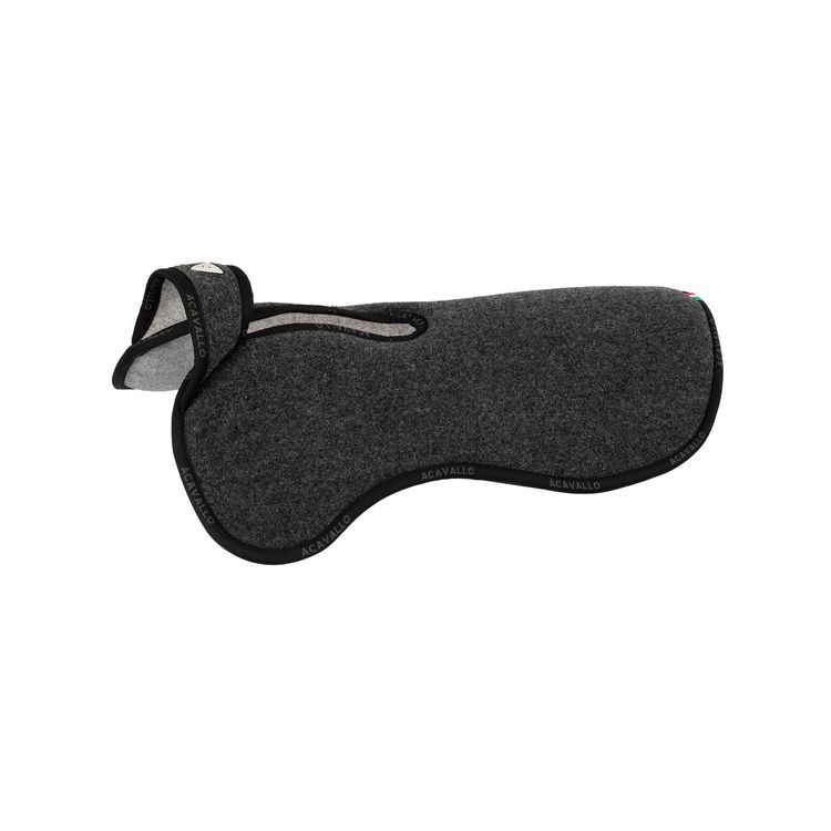 Acavallo AC825 Widerristfreies Memory-Schaum-doppelseitiges Filz Pad Charcoal/Grey