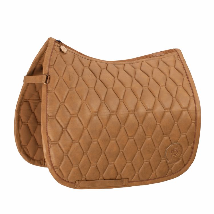 Eskadron Platinum Schabracke Metallic Faux Leather in Cognic, Gr. PonyDressur