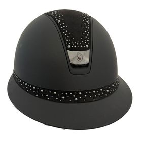 Samshield Miss Shield 2.0 Shadowmatt black- Top + FB Night Pearls black, Trim black matt, Blason chrome black