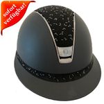 Samshield Miss Shield 2.0 Shadowmatt black- Top + FB Crystal Leaf black, Trim + Blason Chrome black