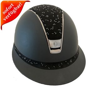 Samshield Miss Shield 2.0 Shadowmatt black- Top + FB Crystal Leaf black, Trim + Blason Chrome black
