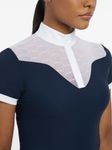 LeMieux Turniershirt Emily Short Sleeve Show Shirt Navy