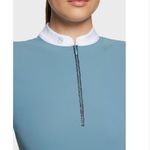 Samshield Turniershirt Aloise neptune with Crystal Fabric - kurzarm