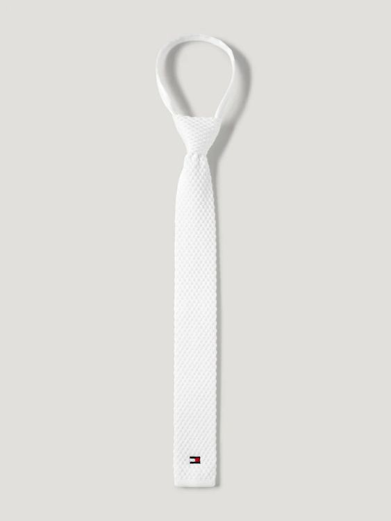 Tommy Hilfiger Adam Strick-Krawatte mit Reißverschluss OPTIC WHITE, onesize