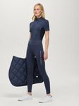 Tommy Hilfiger Palma 1/4 Zip Training Shirt Damen FADED INDIGO