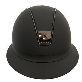 Samshield Miss Shield 2.0 Shadowmatt black, Trim black matt 300 + 5 Swarovski Elements + Blason Chrome black