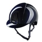 BASIS - KEP Reithelm Nova Smart Polish in blau mit Kinnriemen blau