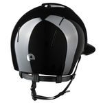KEP Reithelm Nova Smart Polish Polo Visier in black mit Kinnriemen black