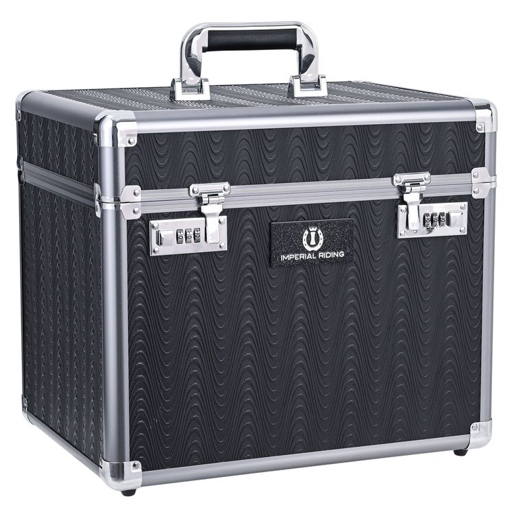 Imperial Riding Putzbox SHINY in grey-black