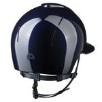 KEP Reithelm Nova Smart Polish, Polo Visier blau Star blau, Kinnriemen blau