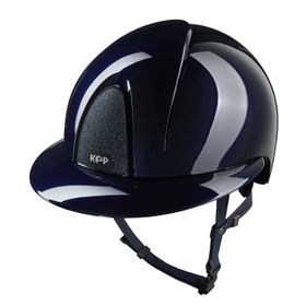 KEP Reithelm Nova Smart Polish, Polo Visier blau Star blau, Kinnriemen blau