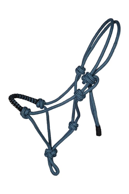 HKM Hobby Horse Knotenhalfter in türkis