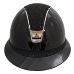 Samshield Miss Shield 2.0 Glossy black- Top + FB Crystal fabric black, Trim + Blason chrome