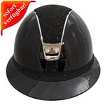 Samshield Miss Shield 2.0 Glossy black- Top + FB Crystal fabric black, Trim + Blason chrome