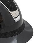 Samshield Miss Shield 2.0 Glossy black- Top + FB Crystal fabric black, Trim + Blason chrome